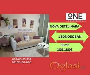 Predstavljamo Vam fantastičan, jednosoban stan na lepom delu Nove Detelinare, u blizini Sajma.